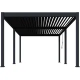 BellaVista Oasis 3,6 x 6 m inkl. 4 Seitenteile Anthrazit