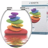 Schütte WC-Sitz Colorful Stones mit Absenkautomatik