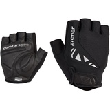 Ziener CALLIS Fahrrad/Mountainbike/Radsport-Handschuhe | Kurzfinger - atmungsaktiv,dämpfend, Black, 11