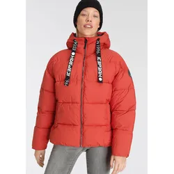 Steppjacke ICEPEAK "VACHA", Damen, Gr. 38, rot (rotorange), Obermaterial: 100% Polyester. Futter: 100% Polyester. Wattierung: 100% Polyester, sportlich, Jacken
