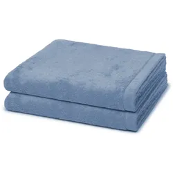 Cawö Lifestyle Duschtuch-Set - 2er-Set Sky Grau