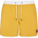 URBAN CLASSICS Badeshorts Urban Classics Herren Retro Swimshorts Weiß 4XL