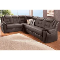 sit&more Ecksofa SIT & MORE "Bellevue L-Form", braun (mokka), B:265cm H:94cm T:215cm, PRIMABELLE-Microfaser (100% Polyester);SOFTLUX-Kunstleder;Luxus-NaturLEDER, Sofas, Ecksofa, wahlweise mit Bettfunktion