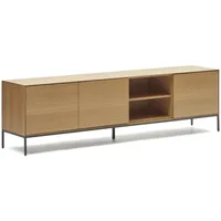 Kave Home TV-Lowboard Vedrana Holz Braun Eiche