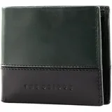 THE BRIDGE Geldbörse Damiano Man Wallet Malachite / Nero Rut. Scuro