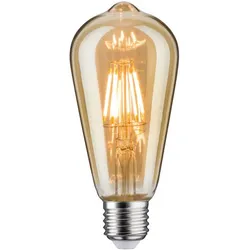 Paulmann LED Vintage-Kolben ST64 6W E27 Gold Goldlicht dimmbar