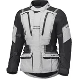 Held Biker Fashion Motorradjacke Hakuna Matata 3 wasserdichte Damen Motorrad Textiljacke wasserdicht,Airbag vorbereitet,Ellenbogenprotektoren enthalten,Sc grau|schwarz S