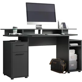 trendteam Schreibtisch - Büro - Commander - Aufbaumaß (BxHxT) 160 x 88 cm