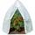 Westmann Überwinterungszelt Foliengewächshaus Avocado 250x250x250 cm