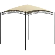 vidaXL Gartenpavillon 3 x 3 m cremeweiß