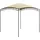 vidaXL Gartenpavillon 3 x 3 m cremeweiß