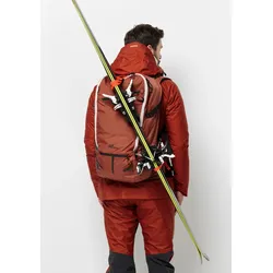 Skirucksack JACK WOLFSKIN "ALPSPITZE PACK 35", rosa (carmine), Rucksäcke, Polyamid