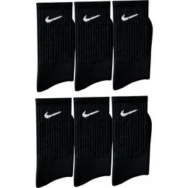 Nike Everyday Cushioned Crew-Trainingssocken Black/White 34-38
