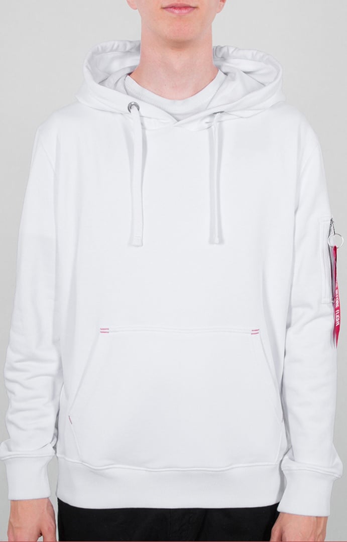 Alpha Industries RBF Latex Hoodie, weiss, Größe XL für Männer