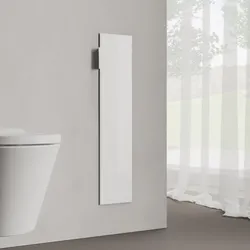 Kronenbach Cube Design WC-Modul 73 cm - Unterputz, Glasfront, Anschlag rechts, Accessoires, weiß matt