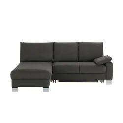 Ecksofa  Fürth , schwarz , Maße (cm): B: 218 H: 90 T: 180