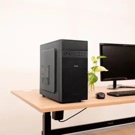 TooQ Tower Tooq TQC-4701-SP Micro-ATX Schwarz 500 W USB-C