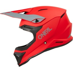 ONeal 1SRS Solid, casque à croix - Mat Rouge/Gris - XL