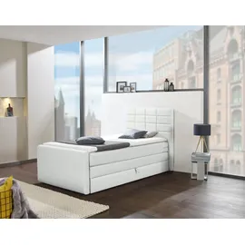 INOSIGN »Lethbridge« inkl. Bettkasten und Topper, zwei Matratzenarten in H2 weiß