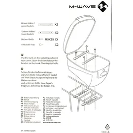 M-Wave Amsterdam Box schwarz