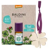 Baldini Viel Glück Mini-Duftset mit Holzkleeblatt