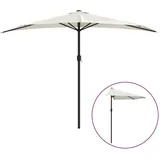 furnicato Balkon-Sonnenschirm 300 x 155 cm Beige