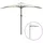 furnicato Balkon-Sonnenschirm 300 x 155 cm Beige