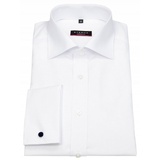 Eterna MODERN FIT Cover Shirt in weiß unifarben, weiß, 48