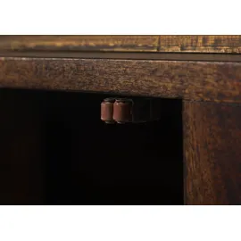 MASSIVMOEBEL24.DE Sideboard Akazie / Altholz 205x40x83 braun lackiert SEVILLA #11