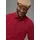 MAN'S WORLD Langarm-Poloshirt MAN'S WORLD "Neue Kollektion", Herren, Gr. XL (56/58), rot (bordeaux), Piqué, Obermaterial: 100% Baumwolle, unifarben, Basic, schmal, angesetztes Bündchen, Shirts, schmale Passform, Langarm, mit Reißverschlusstasche