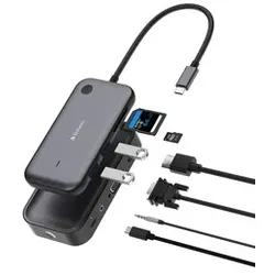 VERBATIM Adapter drahtlos USB-C grau/schwarz 32146 WDA-01
