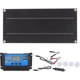 600 W 18 V Solarpanel-Set, 100 A, Batterieladegerät, Controller, Aufladung für Windturbinengeneratoren in der Landwirtschaft Im Freien, Wohnmobil-Dachladung mit Clips, Kabeladapter