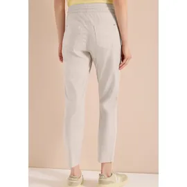 Cecil Mid Waist Slim Leg Hose im Washed-Look grain beige S - S / 28L