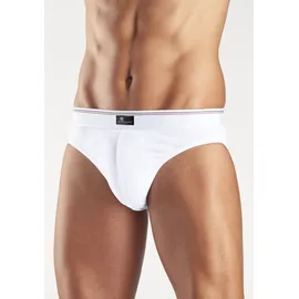 LE JOGGER Slip in weiß, | Gr. 7 (XL), Jersey, Obermaterial: 100% Baumwolle, unifarben, körpernah, Unterhosen, nur einfarbig