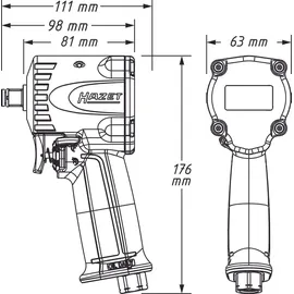 HAZET Druckluft-Schlagschrauber 9012M-1