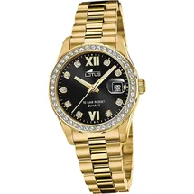Lotus Edelstahl Damen Uhr Armbanduhr gold Luxus Elegant Classic D2UL18979/2 - Gold