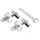 Ideal Standard Scharniersatz für WC-Sitz T2960BJ