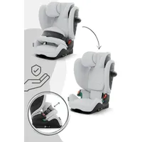CYBEX Pallas G2, ISOFIX + Sicherheitsgurt, 1-2-3 (9 - 36 kg; 15 months - 12 years), 3-Punkt, Seitenschutz, Kopfstütze, Abwaschbare Abdeckung - Grau