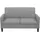 vidaXL 2-Sitzersofa 135 x 65 x76 cm Hellgrau