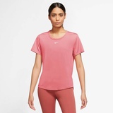Nike Damen T-Shirt DRI-FIT, SEA CORAL/WHITE, M