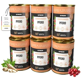 alphazoo Monoprotein Pferd 6 x 400 g