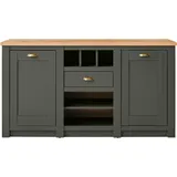 Home Affaire Sideboard Cambridge 145 x 83 x 41 cm Grün