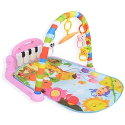 Moni Spielbogen Fitness Girl 696-R22 Krabbeldecke Klaviertasten Hängespielzeuge rosa