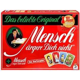 Schmidt Spiele Schmidt - Brettspiel - Mensch ärgere dich nicht (inkl. Kartenspiel)