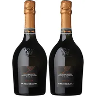 Borgo Molino Prosecco Superiore extra dry Prosecco (1 x 0.75 l) (Packung mit 2)