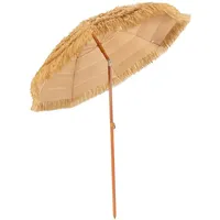 Costway 200cm Sonnenschirm Hawaii Strandschirm Marktschirm Gartenschirm