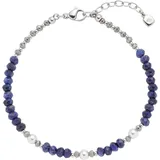 LEONARDO Anjana Armband Edelstahl blau/grau/weiß 21,5 cm