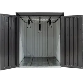 Westmann Fahrradgarage Velos 1 schwarz, BxHxT: 133 x 151 x 222 cm