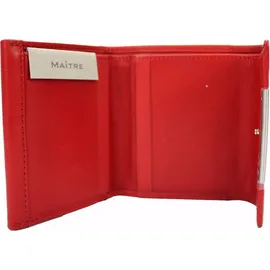 Maître Parfumeur et Gantier Maître Belg Deda Purse SV4F Damen Geldbörse rot