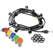 SPICELITE LED-Lichterkette spritzwassergeschützt 50 m bunt